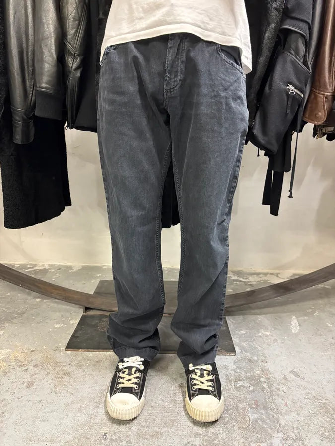 2000s Dolce & Gabbana Dark Obscure Grey Denim Jeans (S/M) ibNuoIZ 1