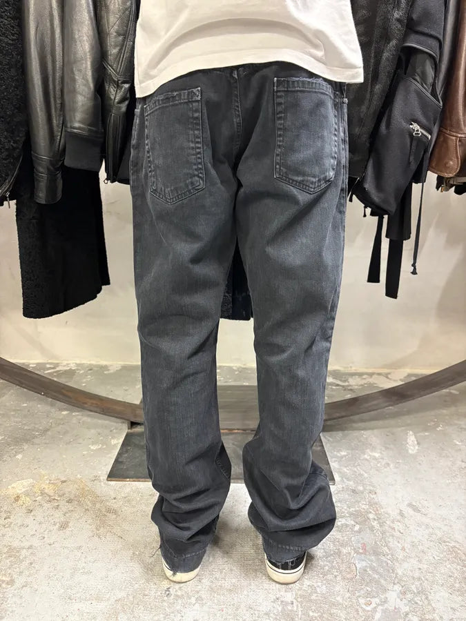 2000s Dolce & Gabbana Dark Obscure Grey Denim Jeans (S/M) ibNuoIZ 3
