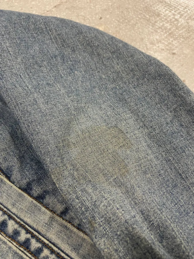 2000s Dolce & Gabbana Denim Full Zip Jacket (L) 8