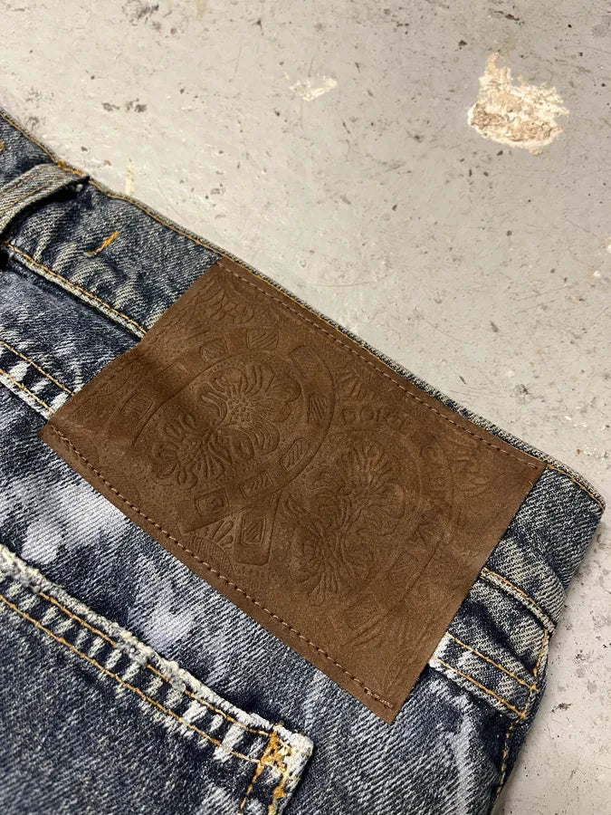 2000s Dolce & Gabbana Destroyed Blue Denim Jeans (M) pPYkKtX 9