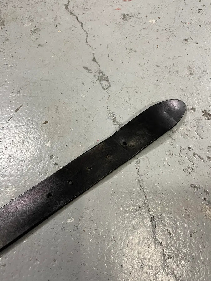 2000s Dolce & Gabbana DG Black Leather Belt wFhQfpA 5