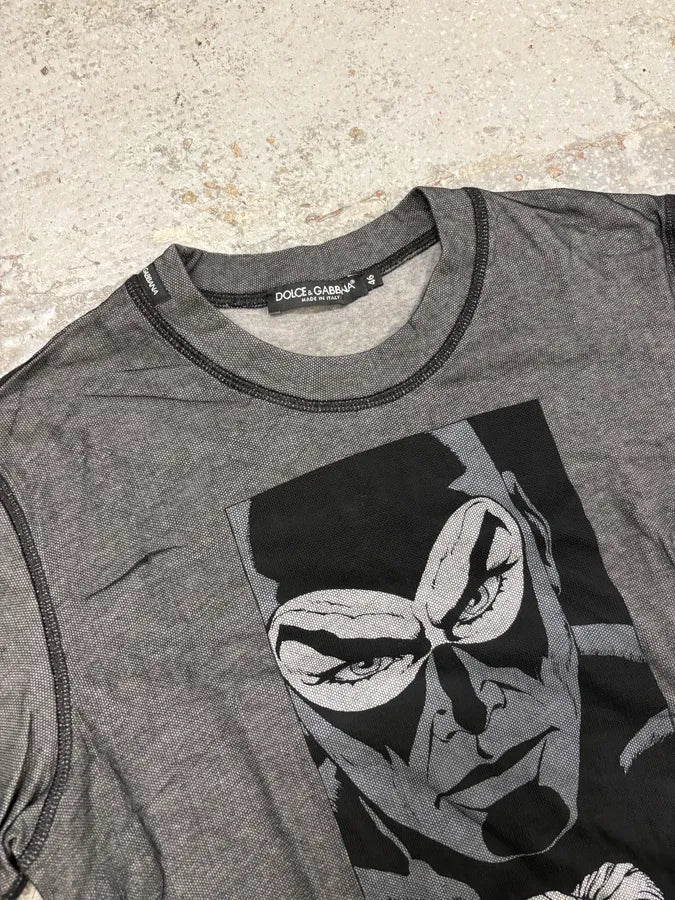 2000s Dolce & Gabbana Diabouk Grey T-Shirt WAtcxEL 3