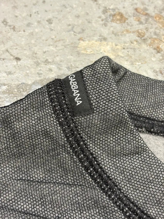 2000s Dolce & Gabbana Diabouk Grey T-Shirt WAtcxEL 7