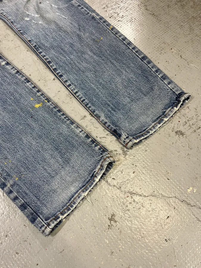 2000s Dolce & Gabbana Distressed Blue Denim Jeans vMcHkWl 6