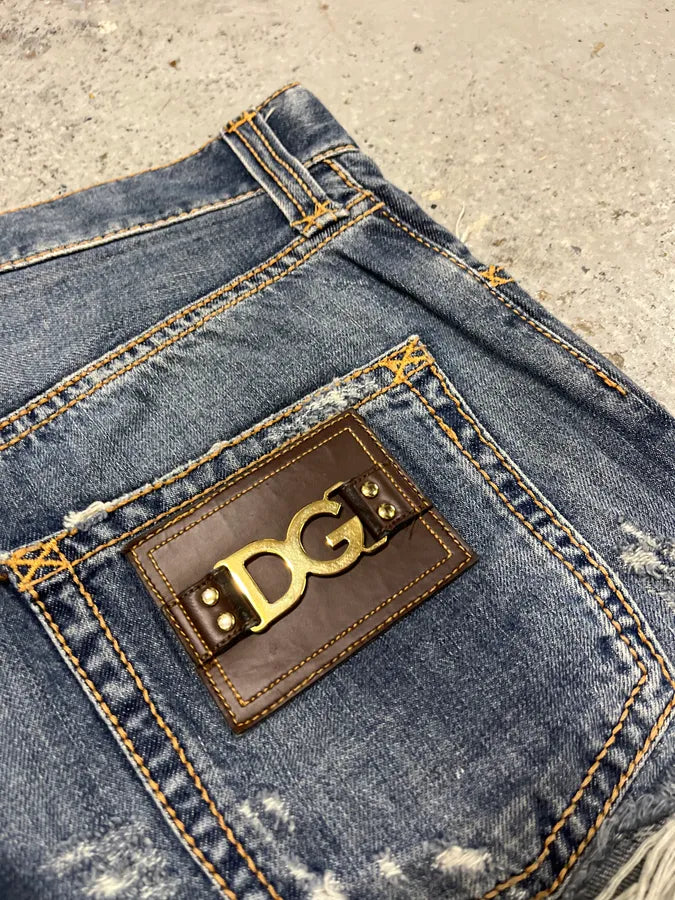 2000s Dolce & Gabbana Distressed Denim Jeans QpNxQjP 7