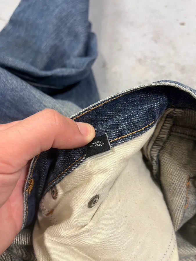 2000s Dolce & Gabbana Distressed Faded Blue Denim Jeans KIompwL 12