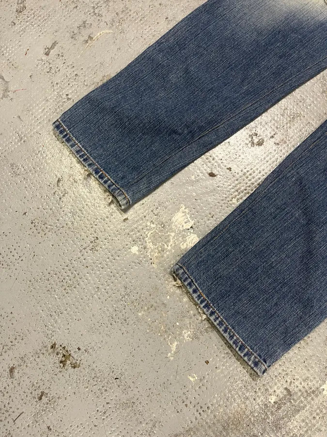 2000s Dolce & Gabbana Distressed Faded Blue Denim Jeans VIKlajn 6