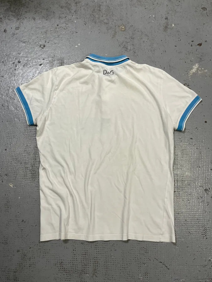 2000s Dolce & Gabbana Dixan Ad White Polo auHAljb 6