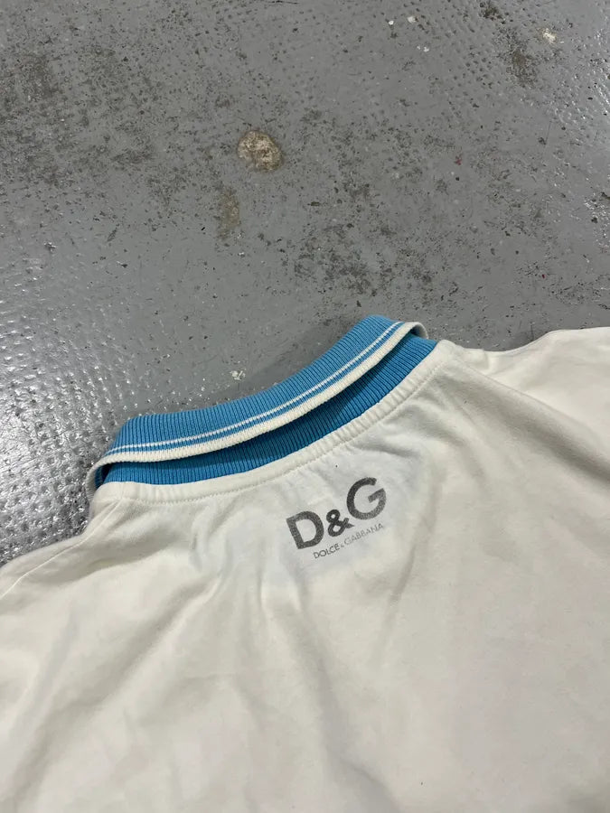2000s Dolce & Gabbana Dixan Ad White Polo auHAljb 7