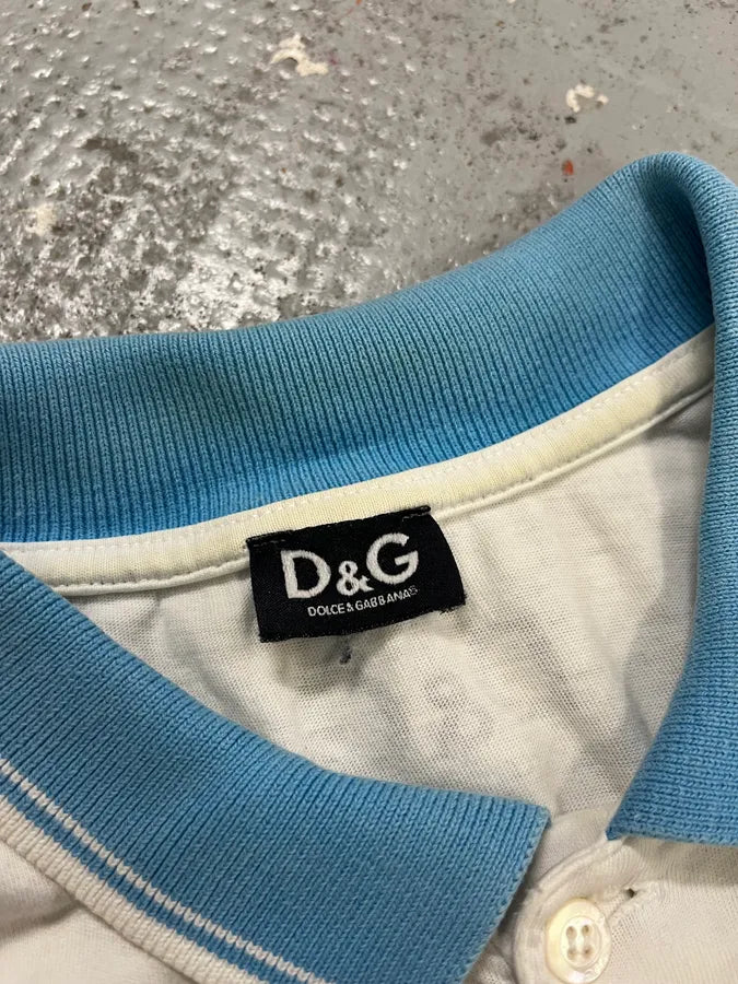 2000s Dolce & Gabbana Dixan Ad White Polo auHAljb 8
