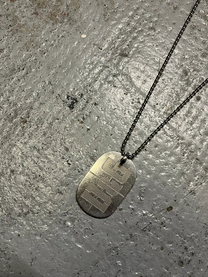 2000s Dolce & Gabbana Dog Tag Ball Chain Necklace IFZTBmW 2