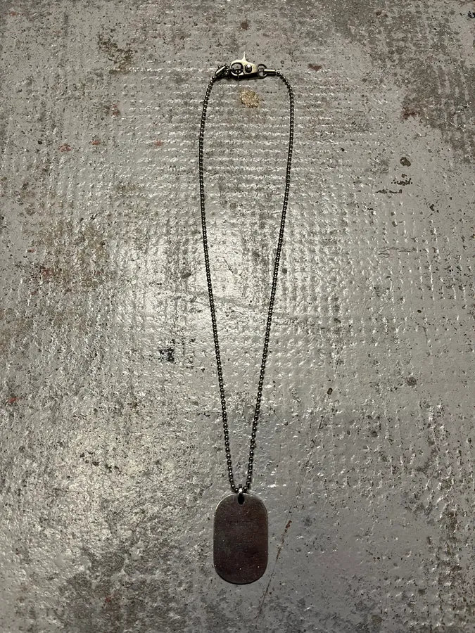 2000s Dolce & Gabbana Dog Tag Ball Chain Necklace IFZTBmW 5