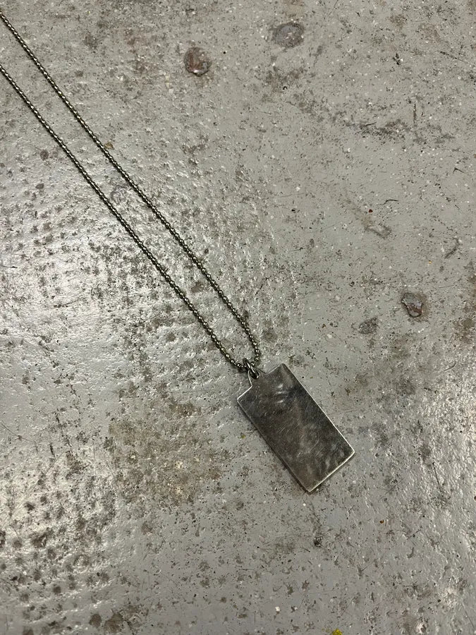 2000s Dolce & Gabbana Dog Tag Ball Chain Necklace (OS) hPOpLcc 5