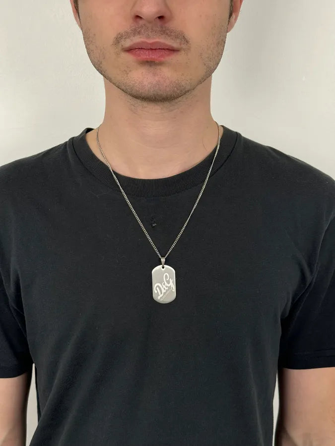 2000s Dolce & Gabbana Dog Tag Necklace nLhzDdR 1
