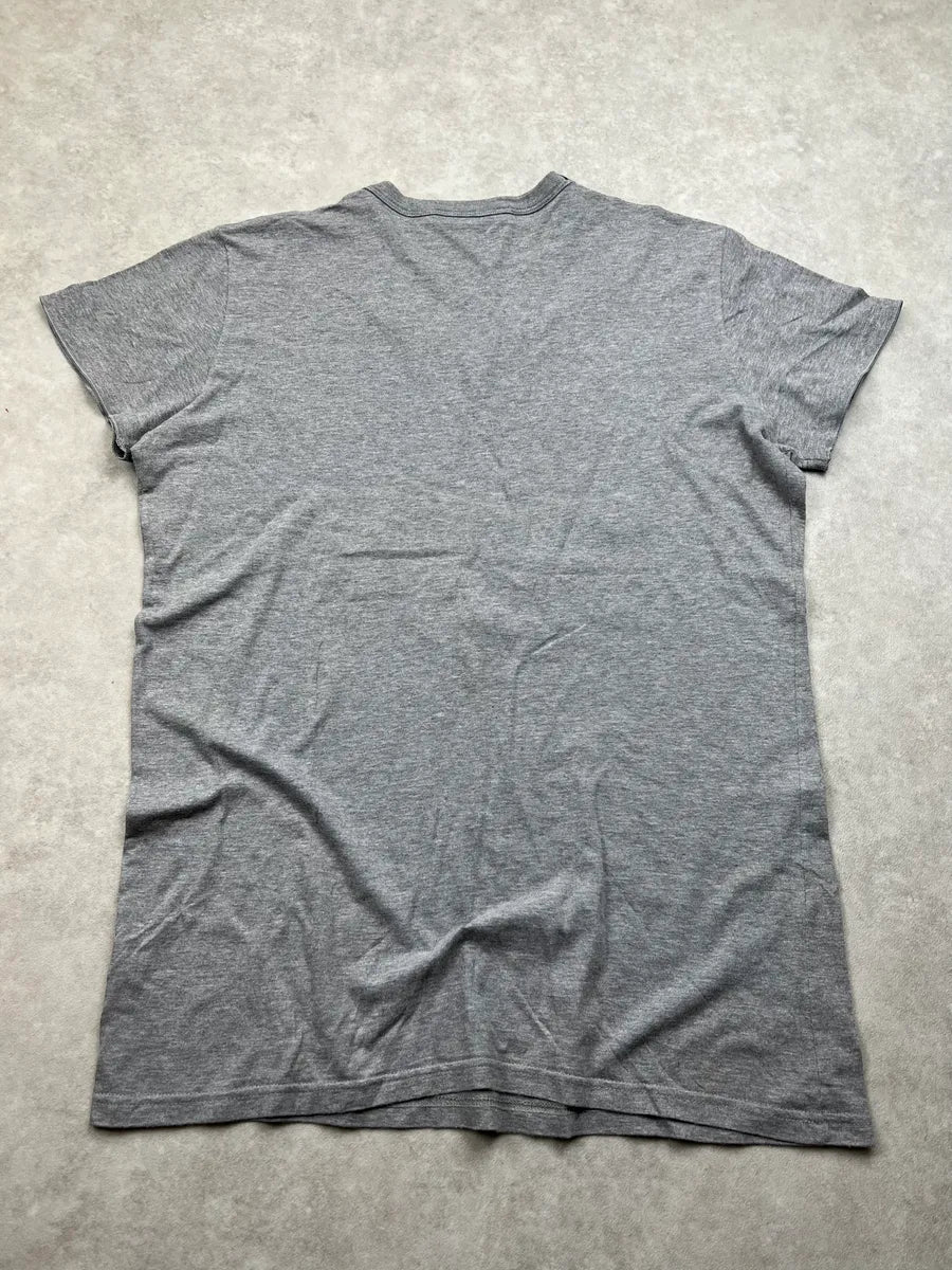 2000s Dolce & Gabbana Dollar Sign Embellished Grey T-Shirt oChbkKe 6