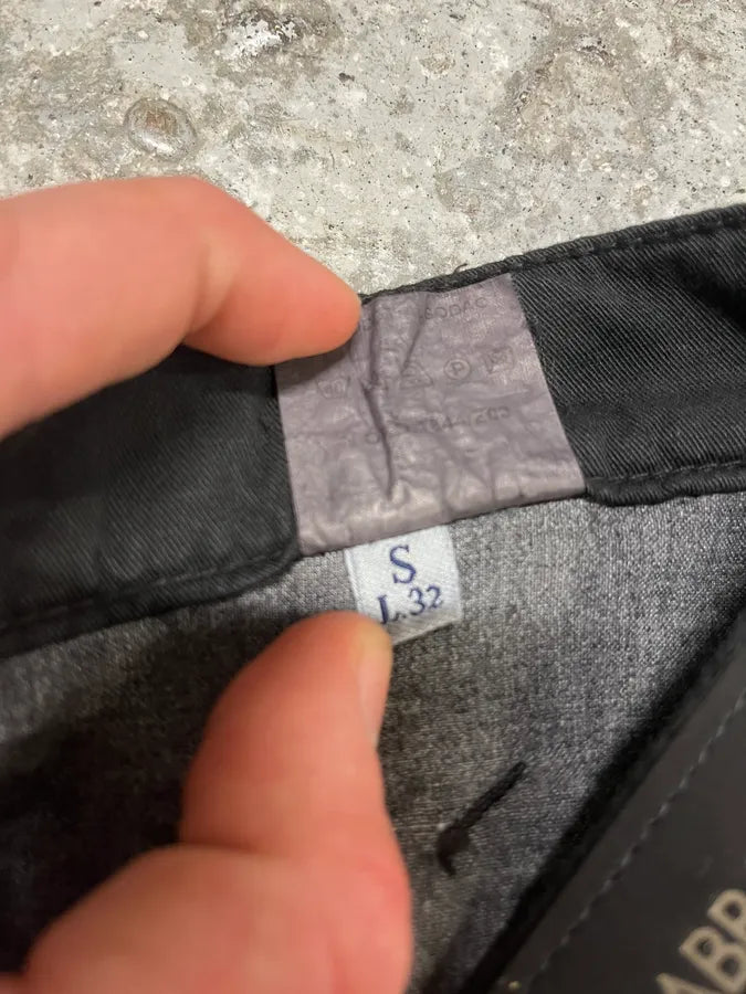 2000s Dolce & Gabbana Double Knee Black Cozy Pants (S/M) 10