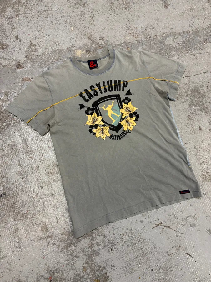 2000s Dolce & Gabbana Easyjump Khaki T-Shirt lNnAZUD 1