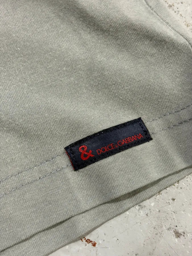 2000s Dolce & Gabbana Easyjump Khaki T-Shirt lNnAZUD 6