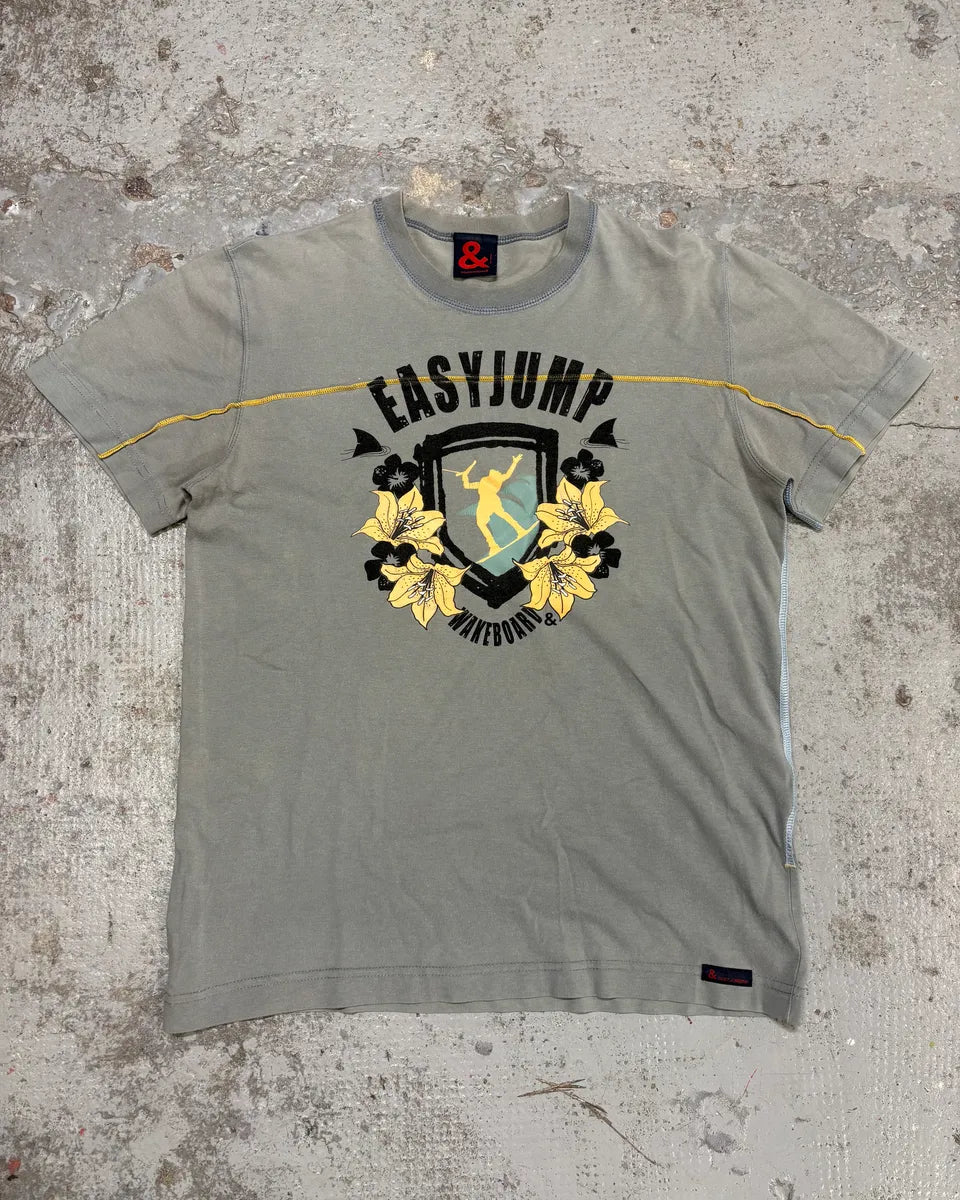 2000s Dolce & Gabbana Easyjump Khaki T-Shirt lNnAZUD 0