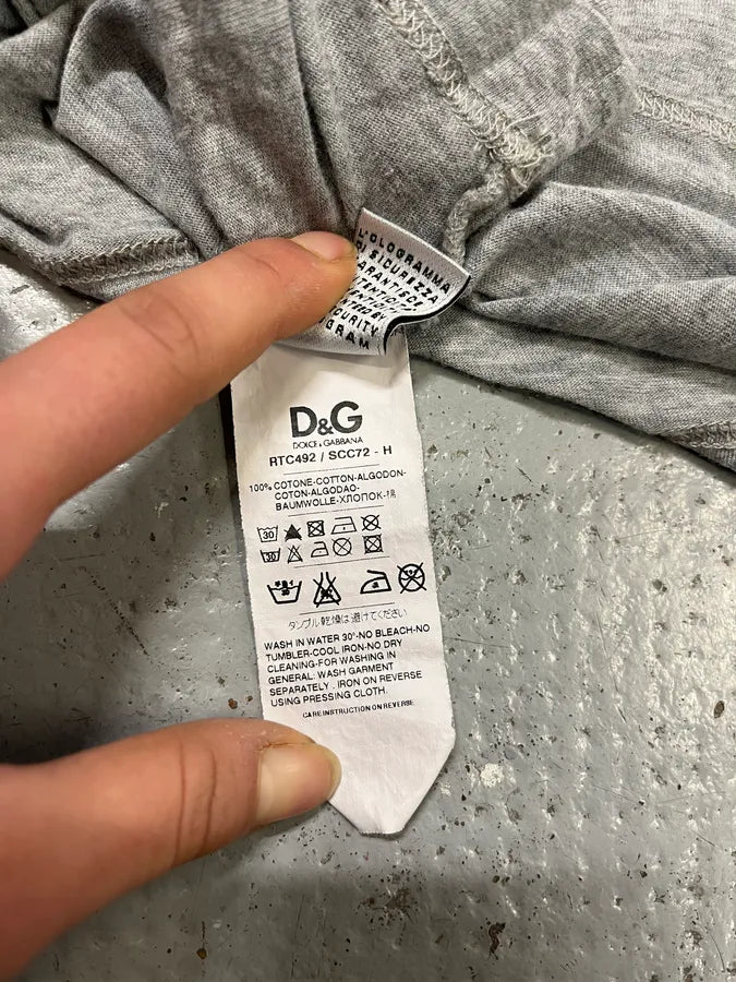 2000s Dolce & Gabbana Elvis Presley Grey T-Shirt Rpgcbeg 8