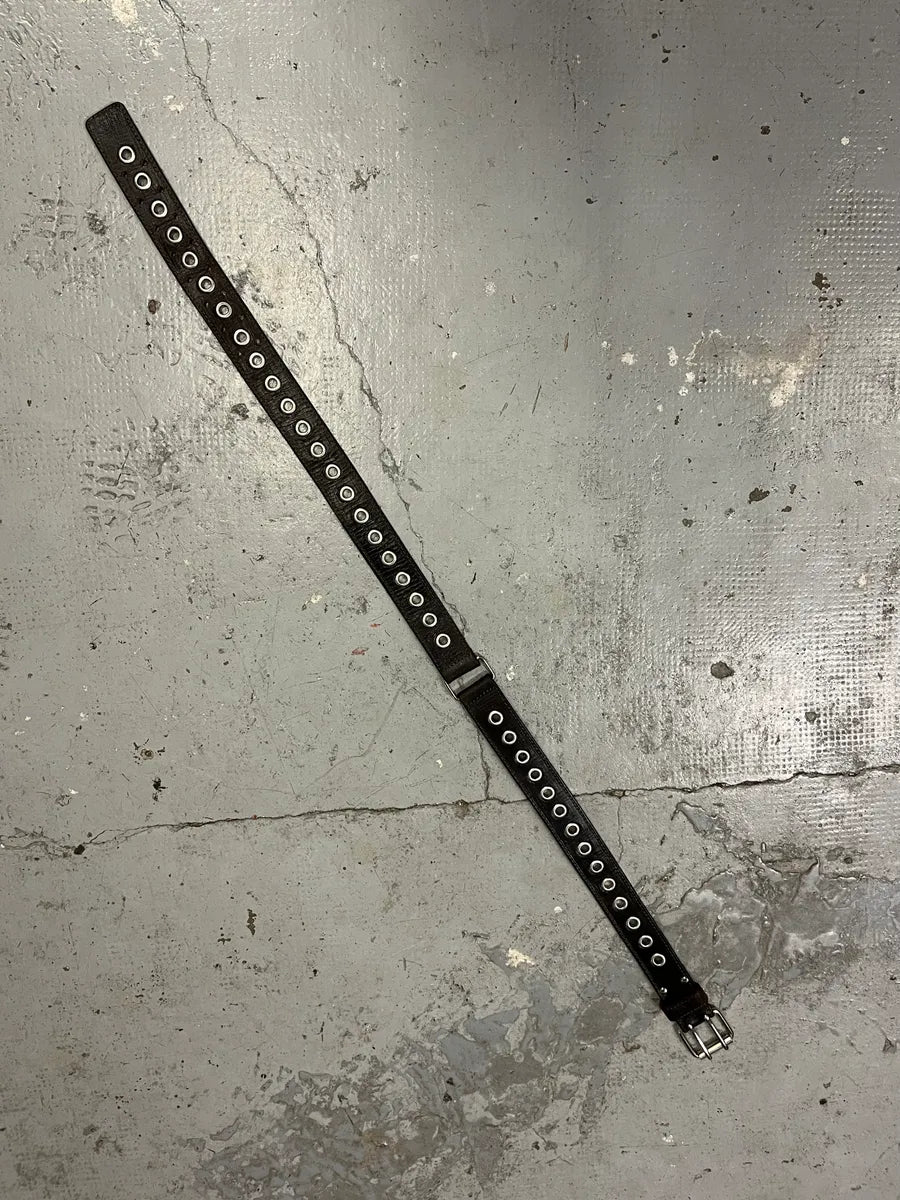 2000s Dolce & Gabbana Eyled Brown Leather Belt KawJJzV 9