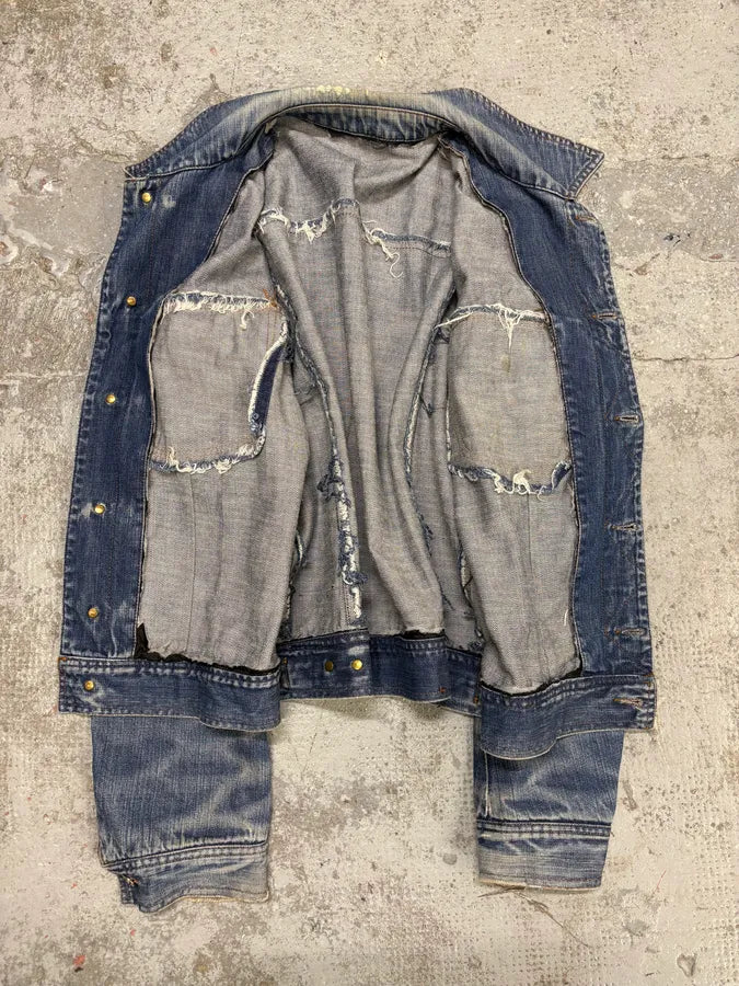 2000s Dolce & Gabbana Faded Blue Denim Jacket NBXgDYH 4