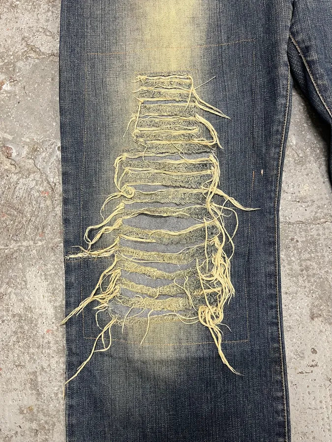 2000s Dolce & Gabbana Faded Distressed Denim Jeans (M/L) kywLjBM 9