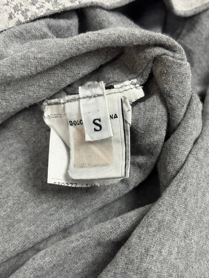 2000s Dolce & Gabbana Faded Flowers Grey Tank Top pyHanJr 7