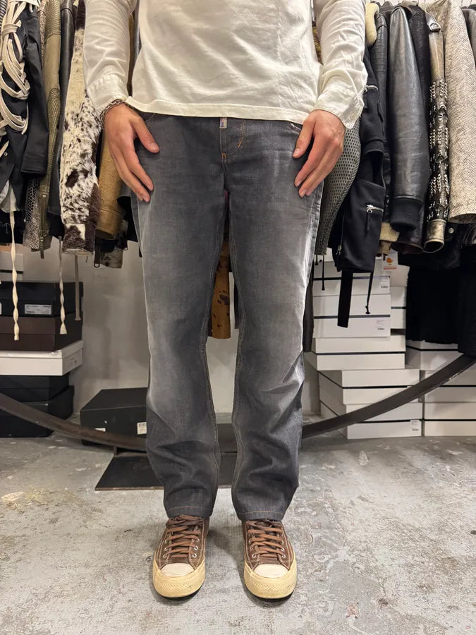 2000s Dolce & Gabbana Faded Large Denim Jeans pHrxZDB 2