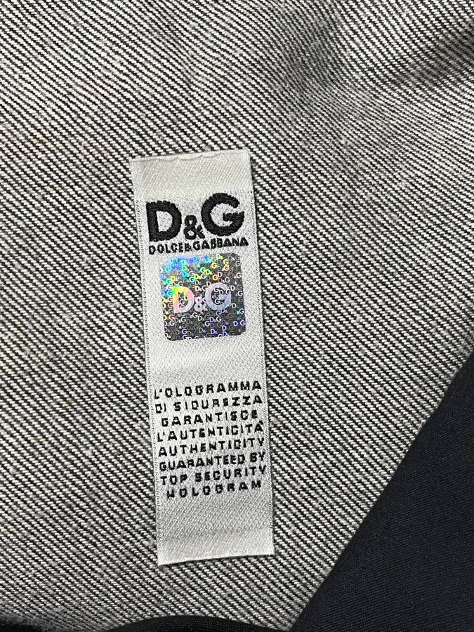 2000s Dolce & Gabbana Faded Large Denim Jeans pHrxZDB 9