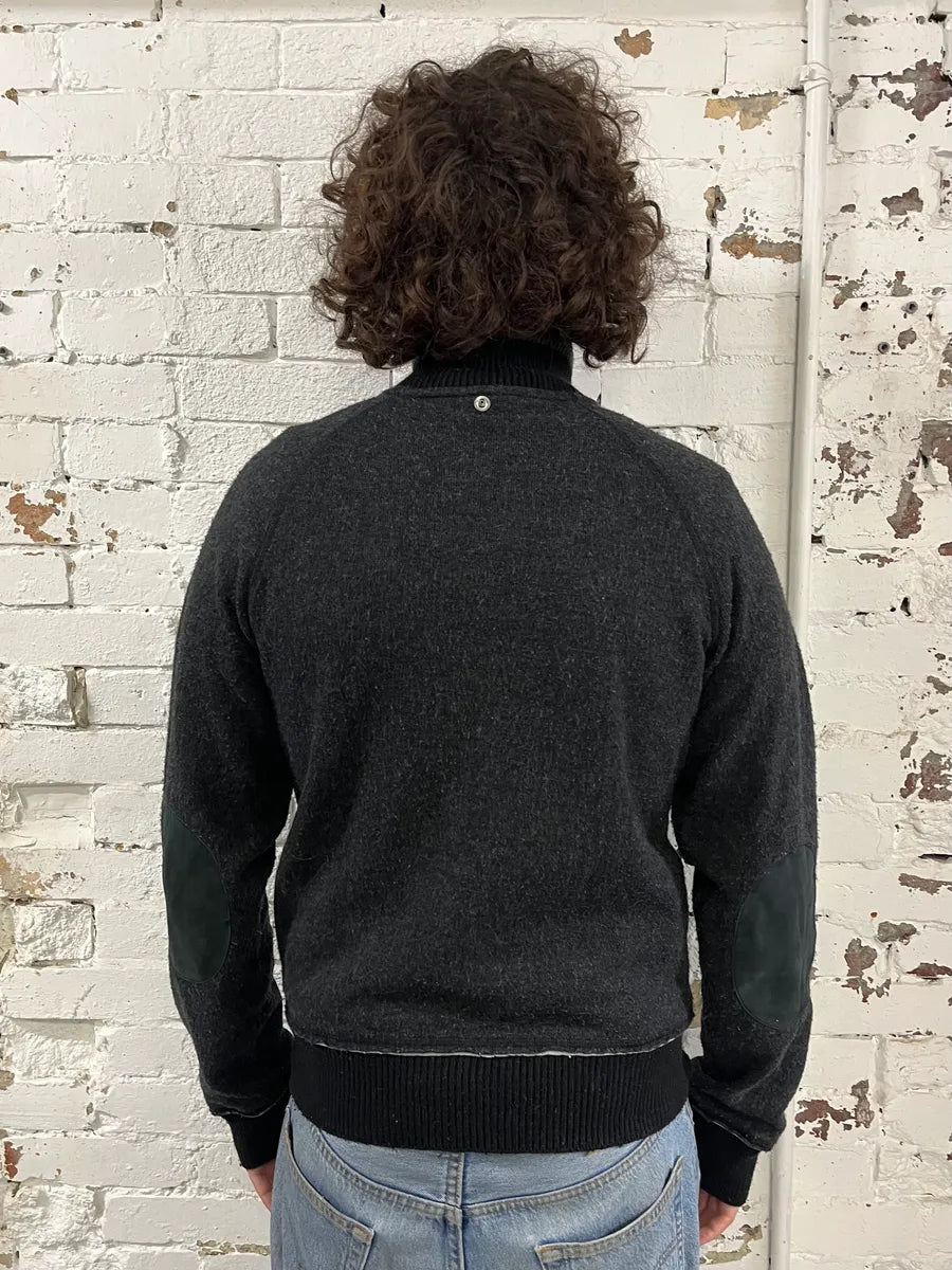 2000s Dolce & Gabbana Fleece Track Grey Jacket sAGgqSR 1