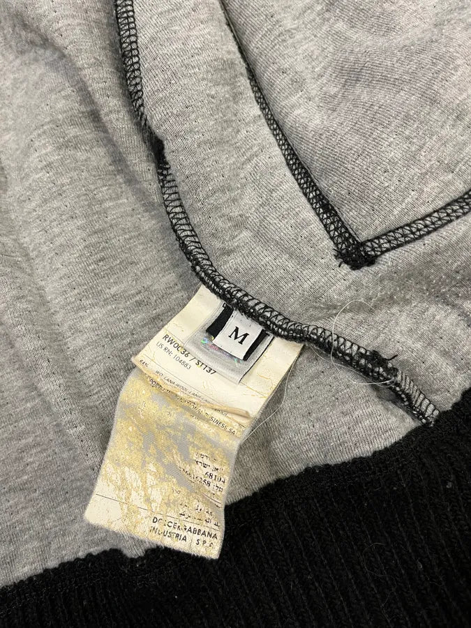 2000s Dolce & Gabbana Fleece Track Grey Jacket sAGgqSR 10