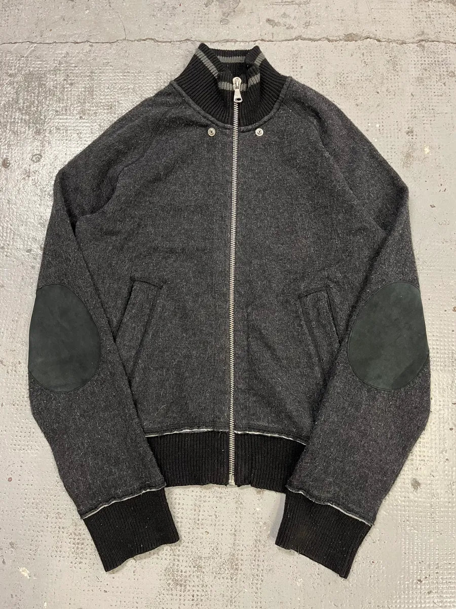 2000s Dolce & Gabbana Fleece Track Grey Jacket sAGgqSR 2