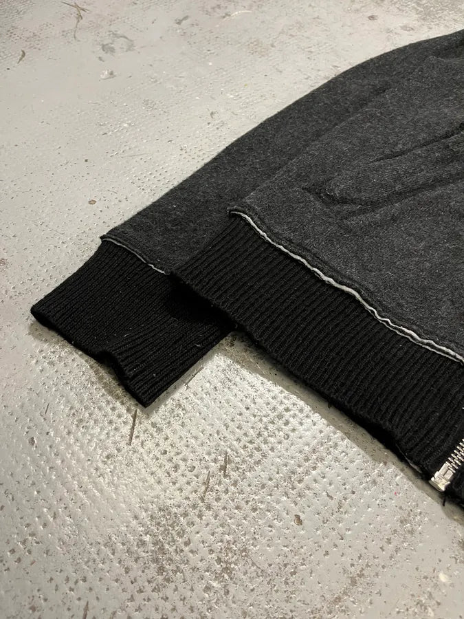 2000s Dolce & Gabbana Fleece Track Grey Jacket sAGgqSR 5