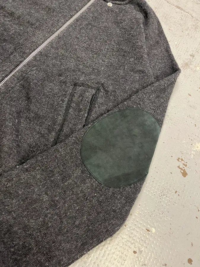 2000s Dolce & Gabbana Fleece Track Grey Jacket sAGgqSR 6