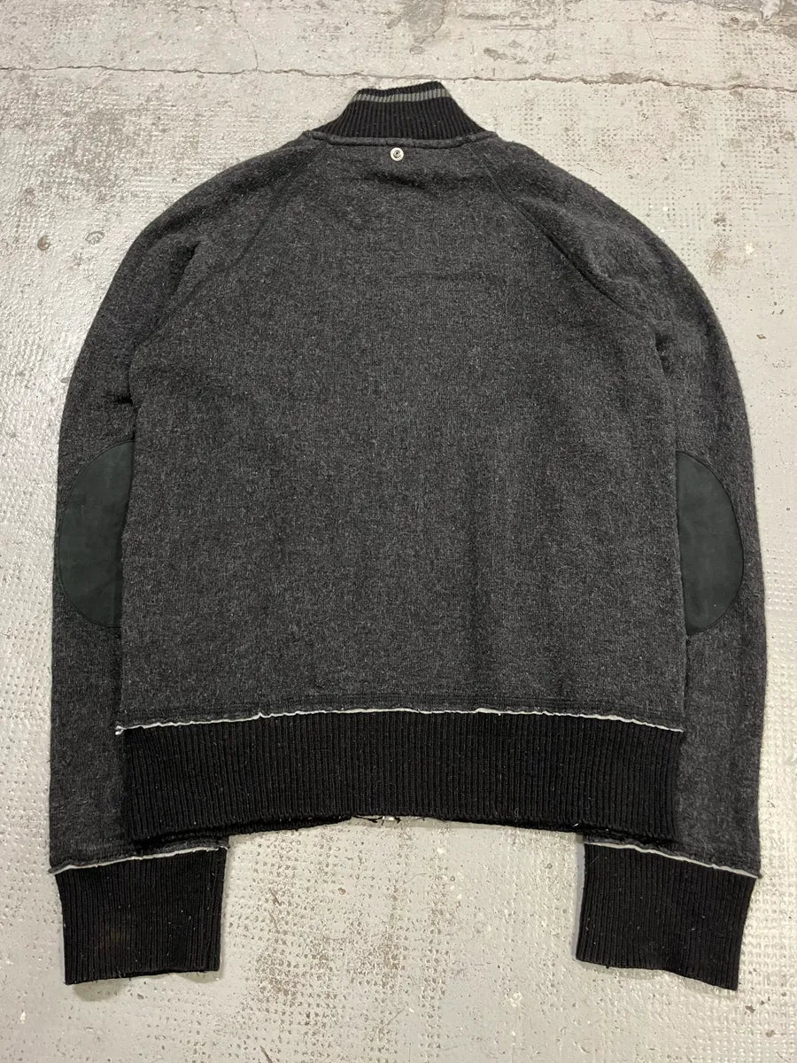 2000s Dolce & Gabbana Fleece Track Grey Jacket sAGgqSR 7