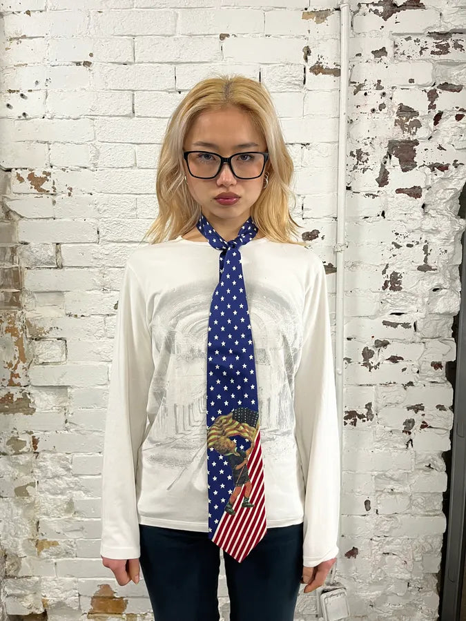 2000s Dolce & Gabbana Free America Kid Tie HPWWDCv 1