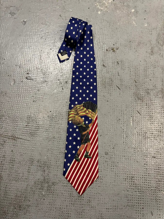 2000s Dolce & Gabbana Free America Kid Tie HPWWDCv 2