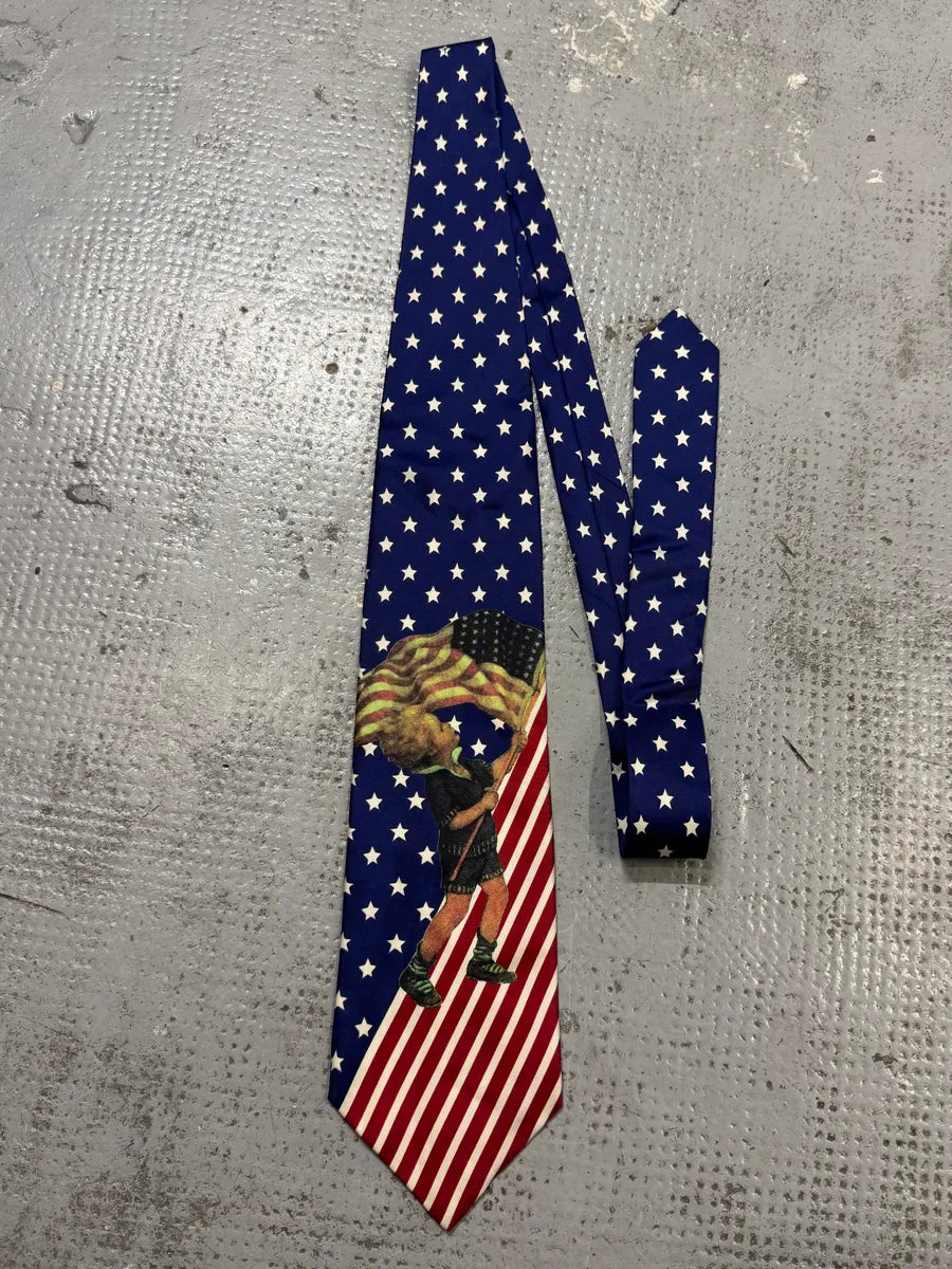 2000s Dolce & Gabbana Free America Kid Tie HPWWDCv 3