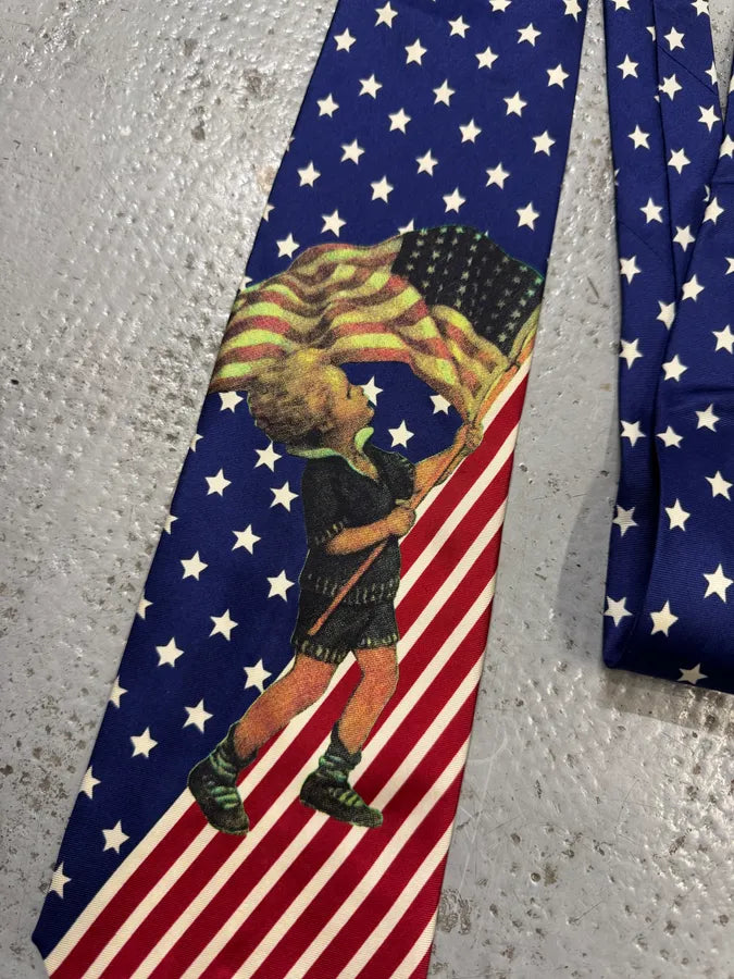 2000s Dolce & Gabbana Free America Kid Tie HPWWDCv 4