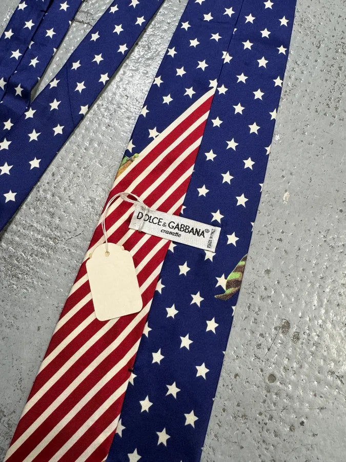 2000s Dolce & Gabbana Free America Kid Tie HPWWDCv 8