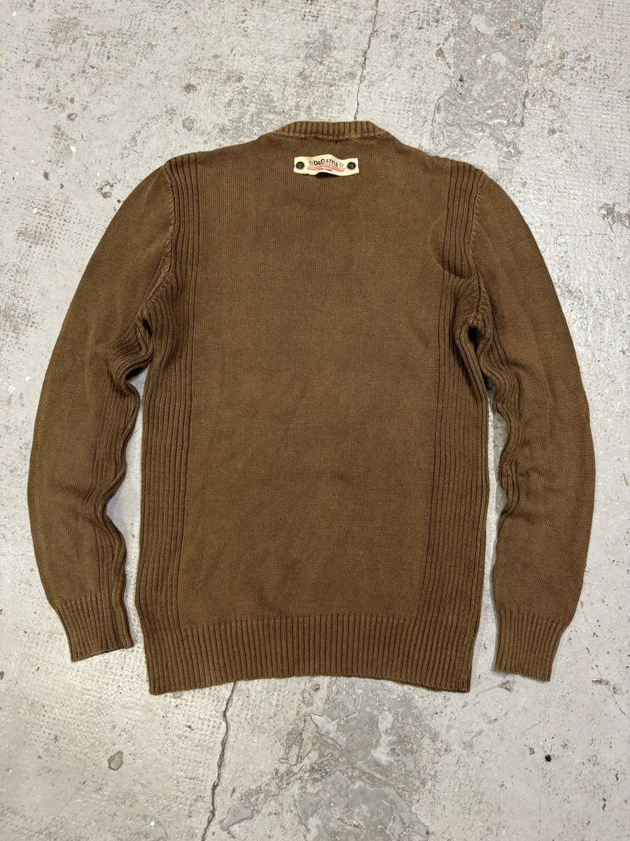 2000s Dolce & Gabbana Funky Brown & Red Sweater CvaKYsn 4