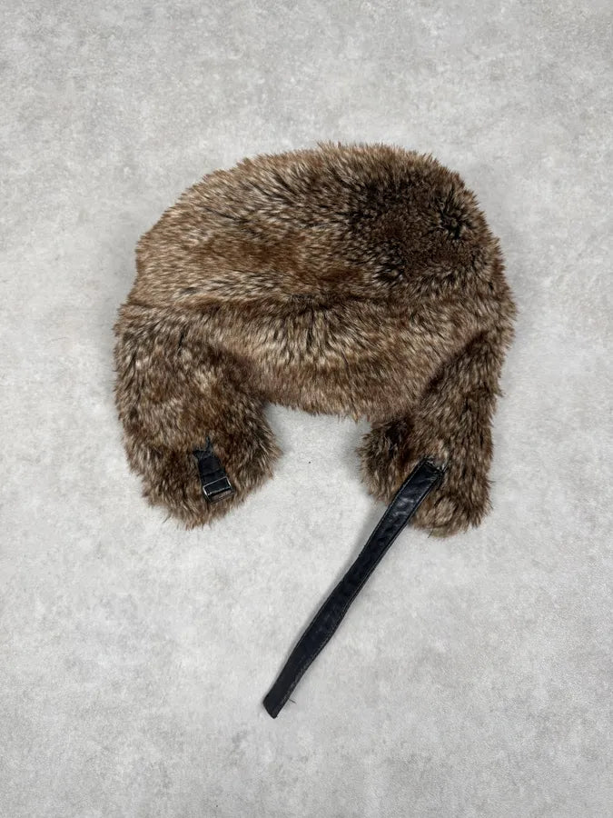 2000s Dolce & Gabbana Fur Chapka Hat zQtlfqT 8