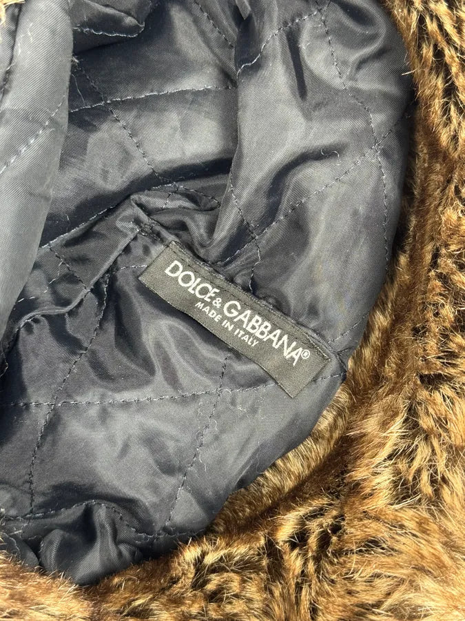 2000s Dolce & Gabbana Fur Chapka Hat zQtlfqT 9