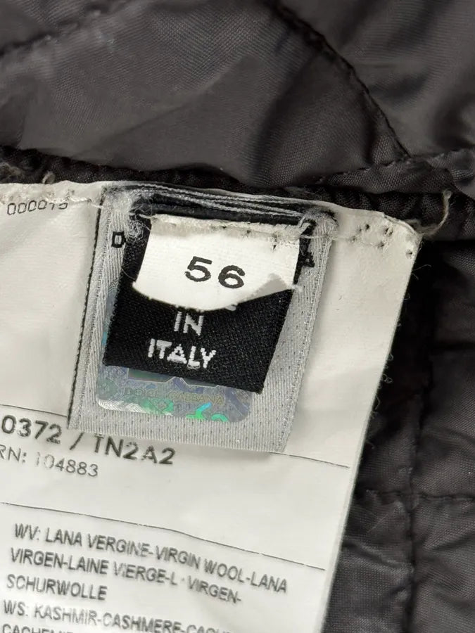 2000s Dolce & Gabbana Fur Hood Grey Jacket pxllmUz 13