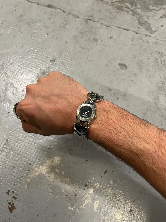 2000s Dolce & Gabbana Geometrical Shapes Bracelet Watch XPPRAOS 0