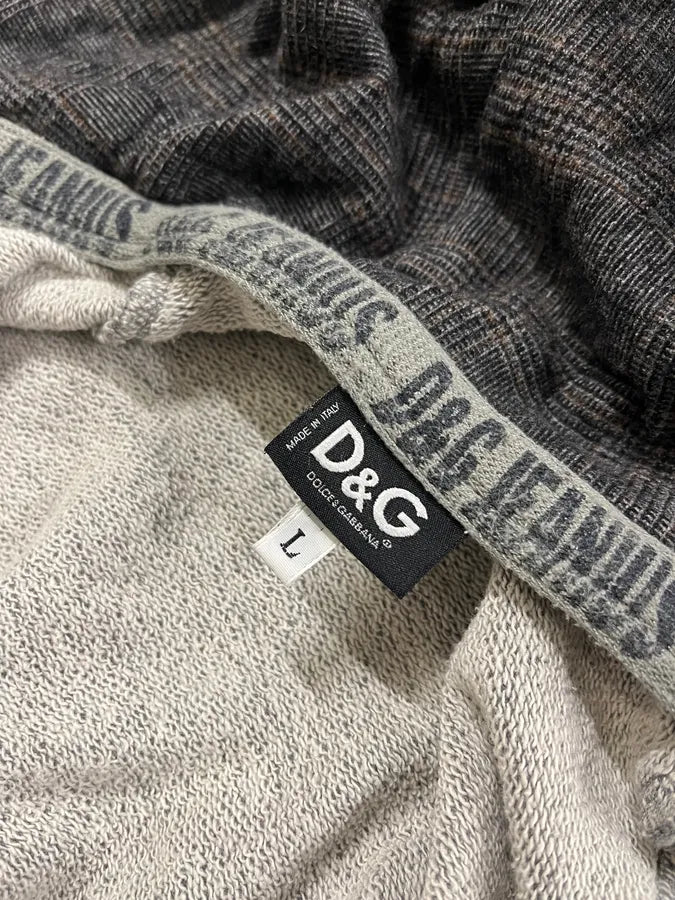 2000s Dolce & Gabbana Get It Grey Zip-up Hoodie VxbphXN 8