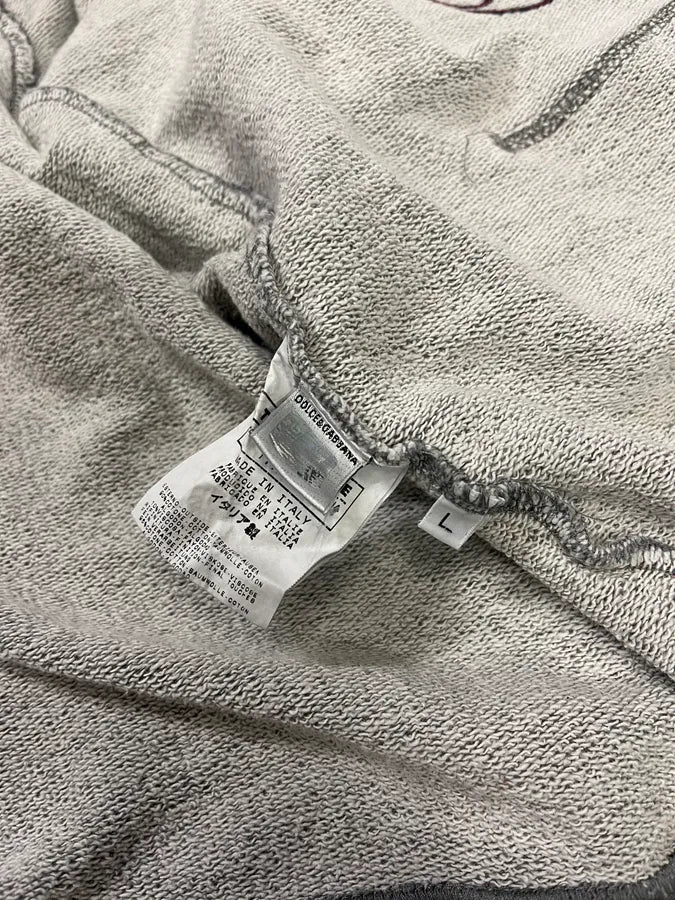 2000s Dolce & Gabbana Get It Grey Zip-up Hoodie VxbphXN 9