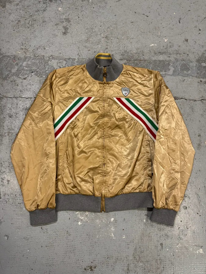 2000s Dolce & Gabbana Gold Sport Tracksuit Jacket DxuXvYx 0