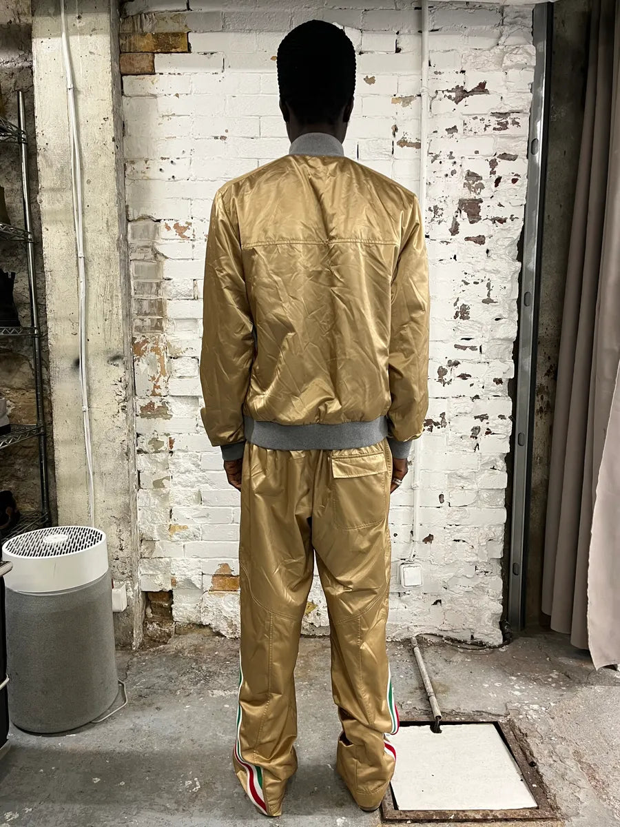 2000s Dolce & Gabbana Gold Sport Tracksuit Jacket DxuXvYx 2